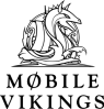 Het logo van Mobile Vikings